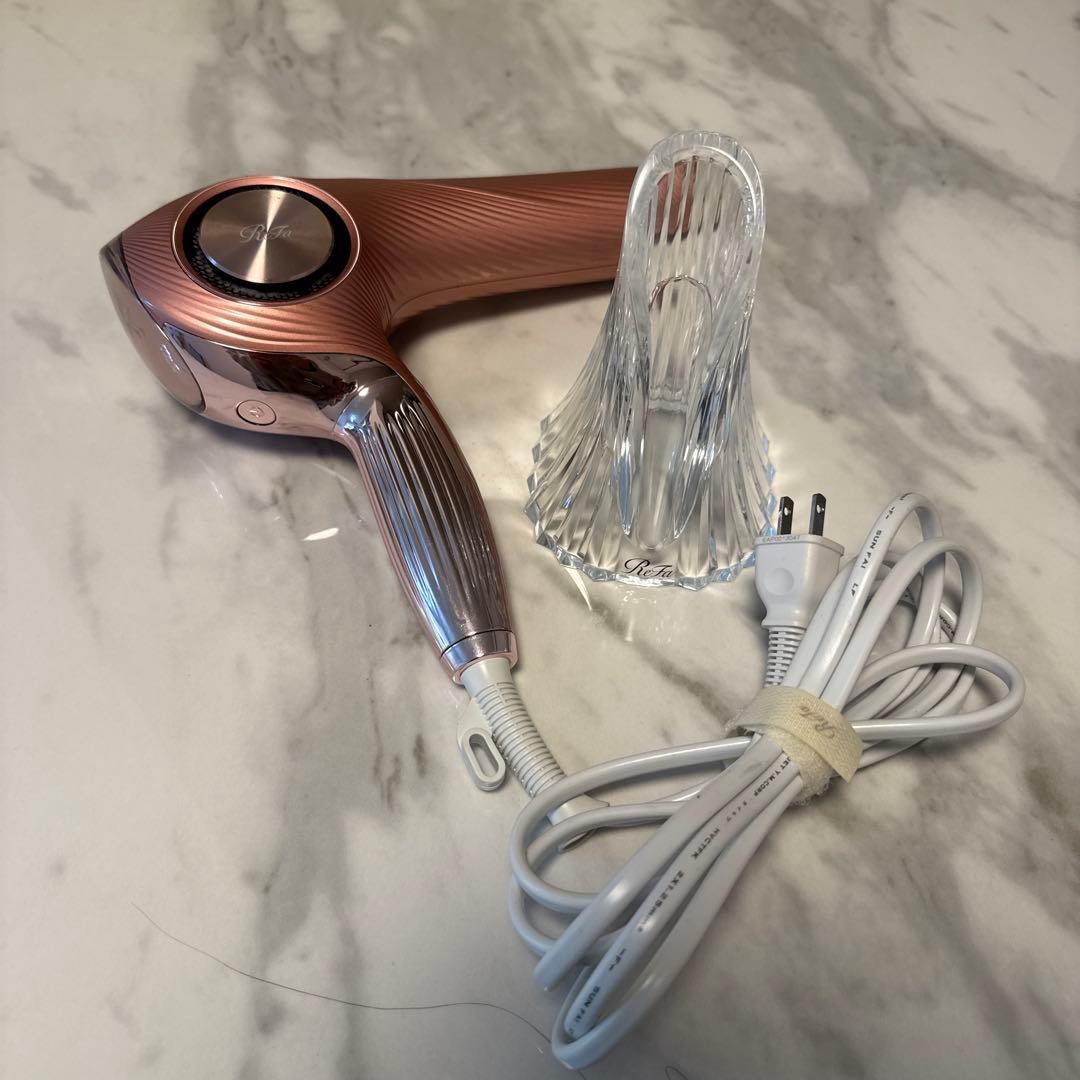 ローズゴールド ヘアドライヤー スタンド付き