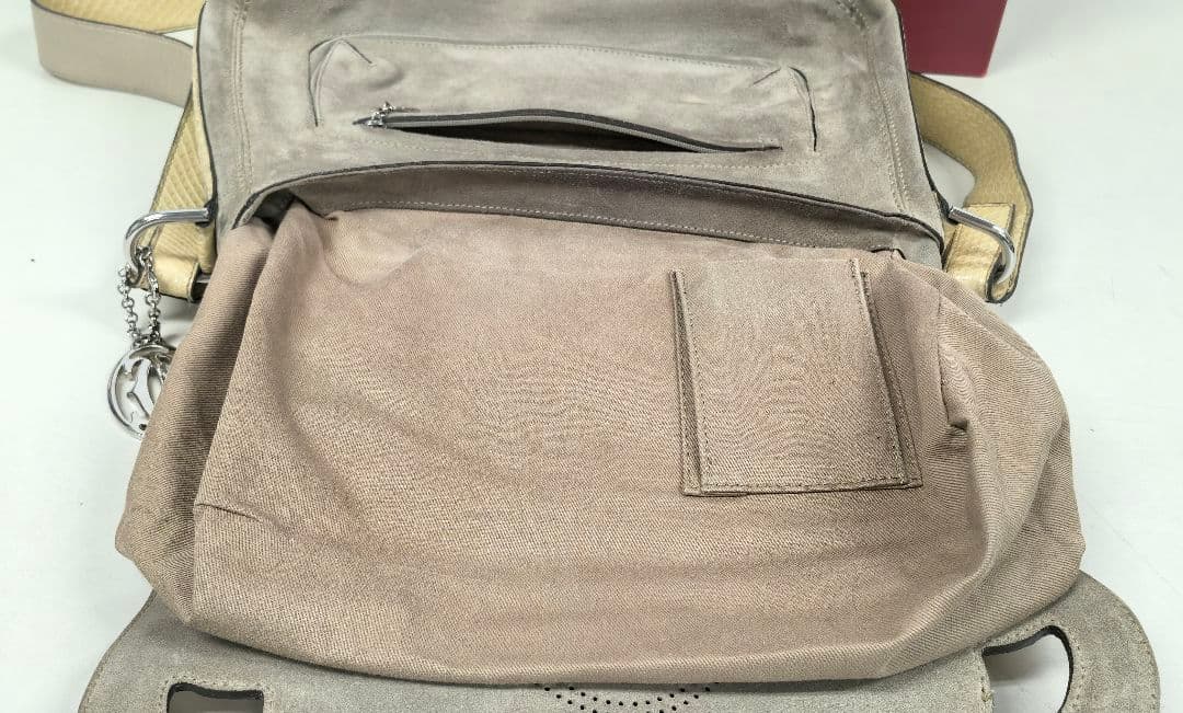 Cartier カルティエ ショルダーバック 2wayバッグ ベージュ