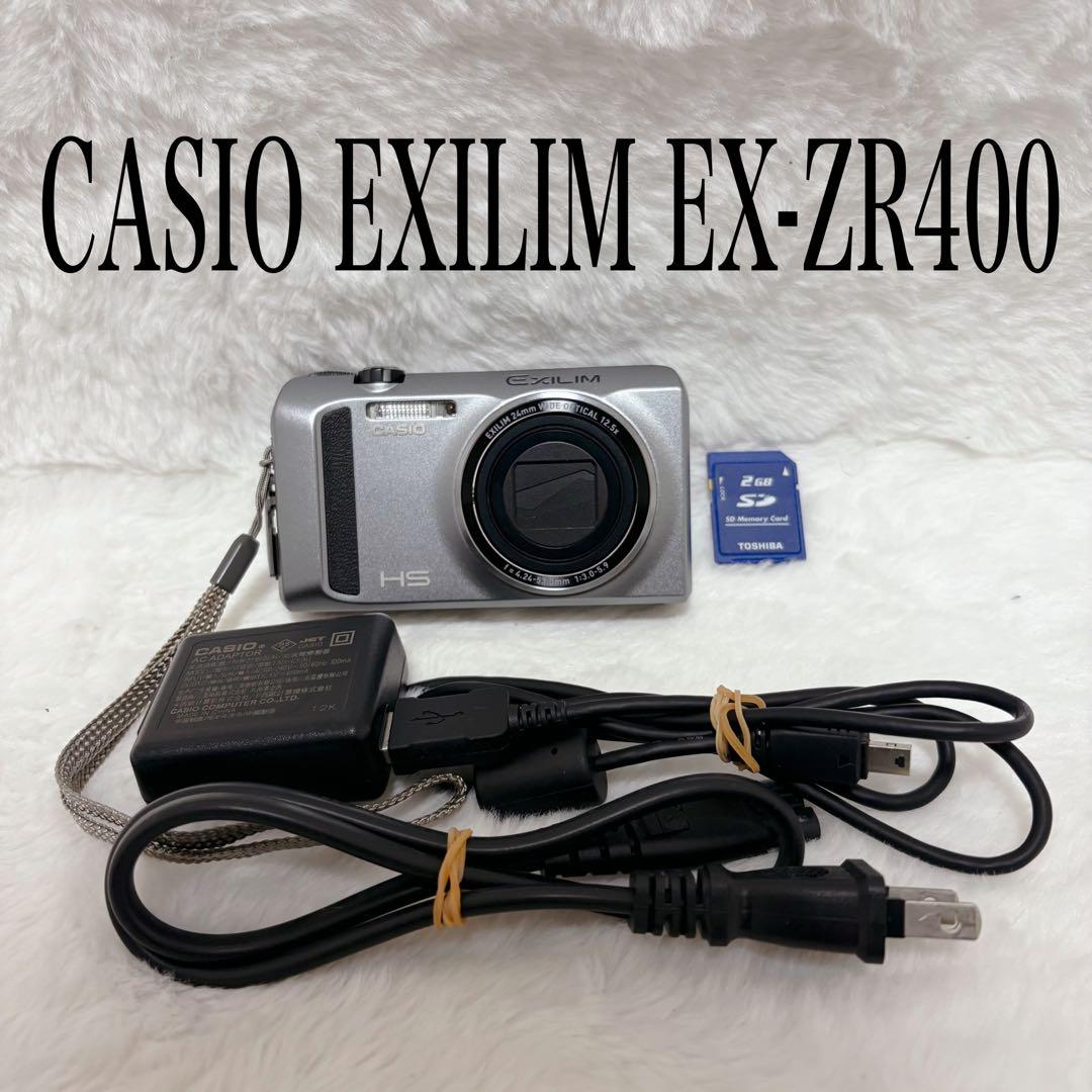 【極美品】CASIO EXILIM EX-ZR400 SDカード付