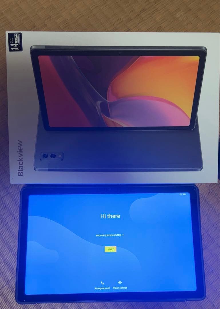 blackview tab 11 SE 本体　箱と背面保護ケース付き