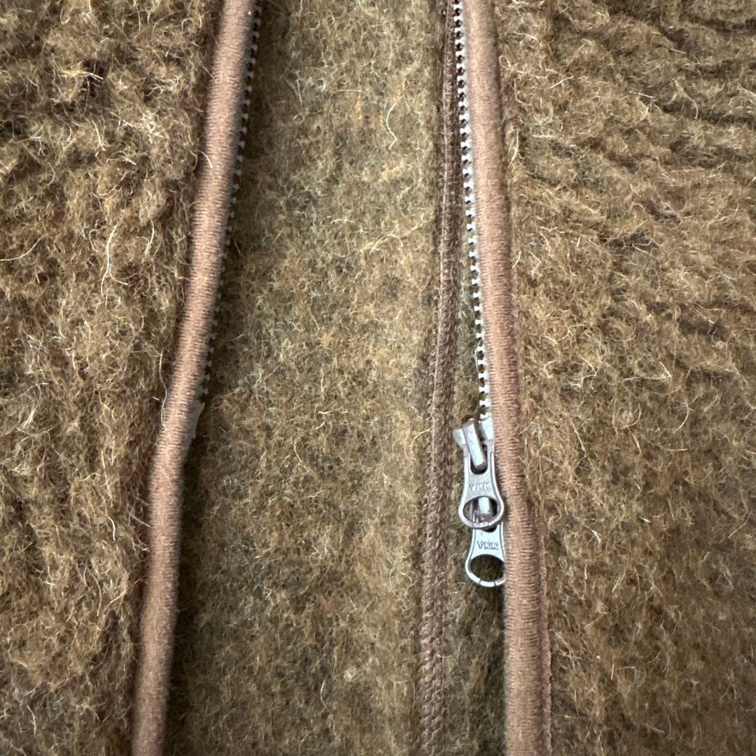 美品　COLDBREAKER RELUME ボア　ロングベスト　ボアジャケット