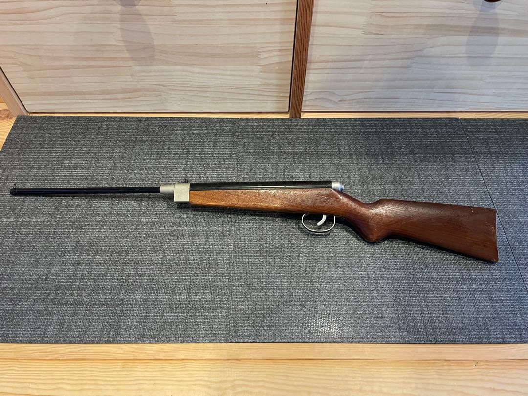 BS-52 木製 つづみ弾式 射的銃 木製 玩具 昭和レトロ ジャンク 縁日