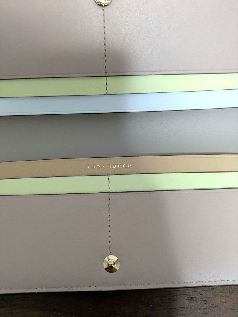 【新品未使用】　正規品　Tory Burch 長財布　レザー　ピンク