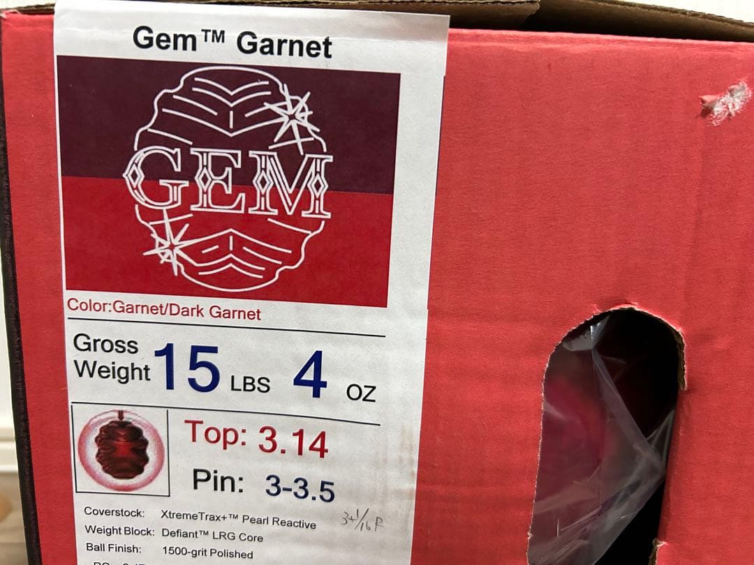 送料込み【新品】ジェム・ガーネット　ロトグリップ　15ポンド4オンス 5