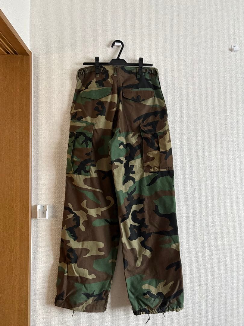 80s 90s US ARMY M65 ウッドランド カモ 迷彩 カーゴ パンツ