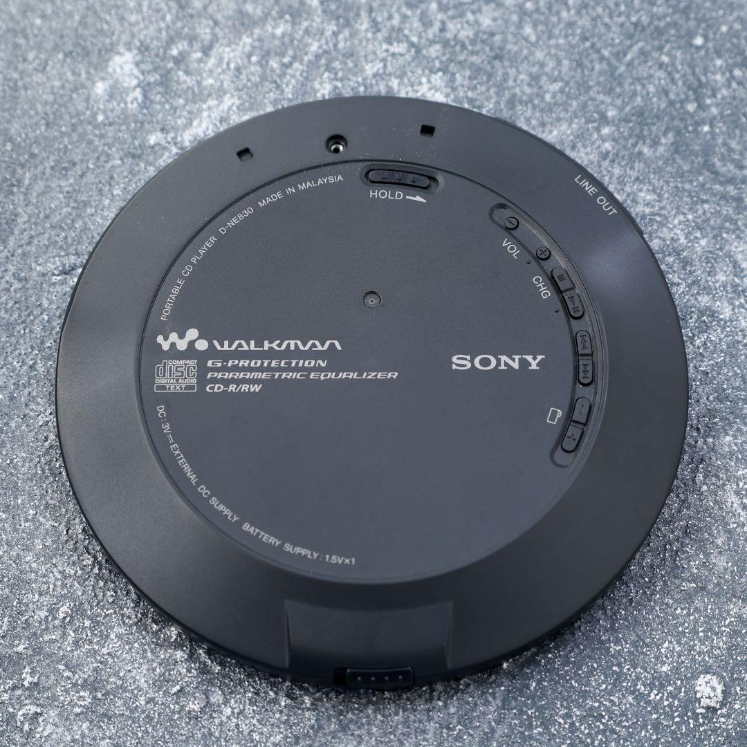 【完動・美品】SONY CD WALKMAN D-NE830 純正リモコン等付属