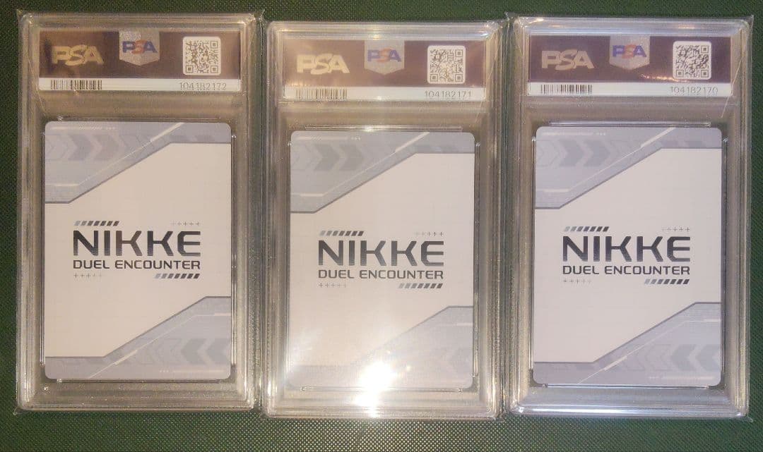 NIKKE DUEL ENCOUNTER 1st サイン PSA10 3連番
