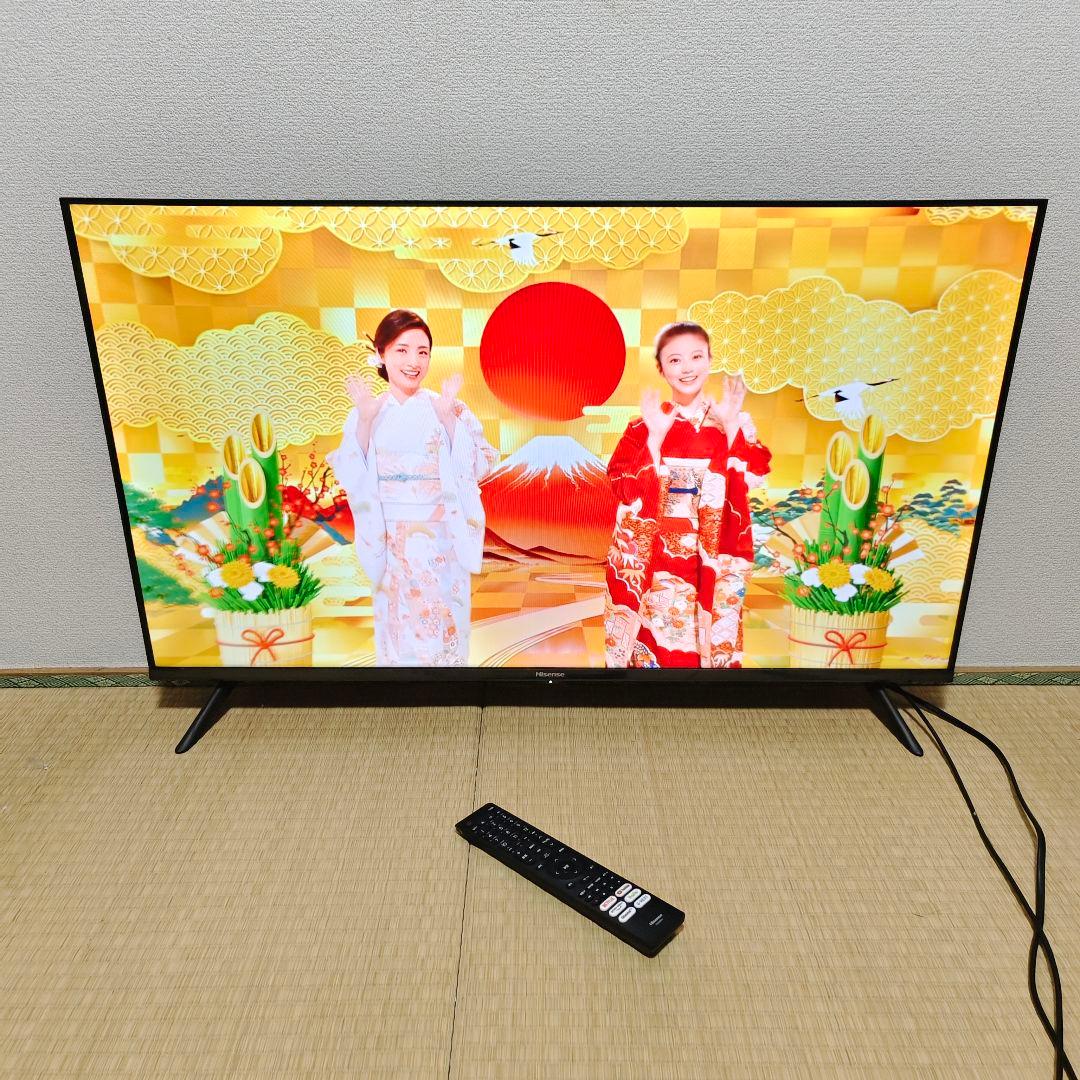 スマートテレビ40型 ハイセンス ネット動画️⭕️地上波 24年製✨新品に近い