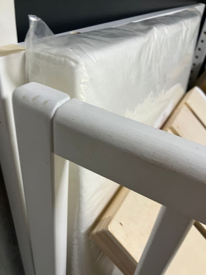 【美品】　そいねーる+ロング　ホワイト　ベビー　ベッド