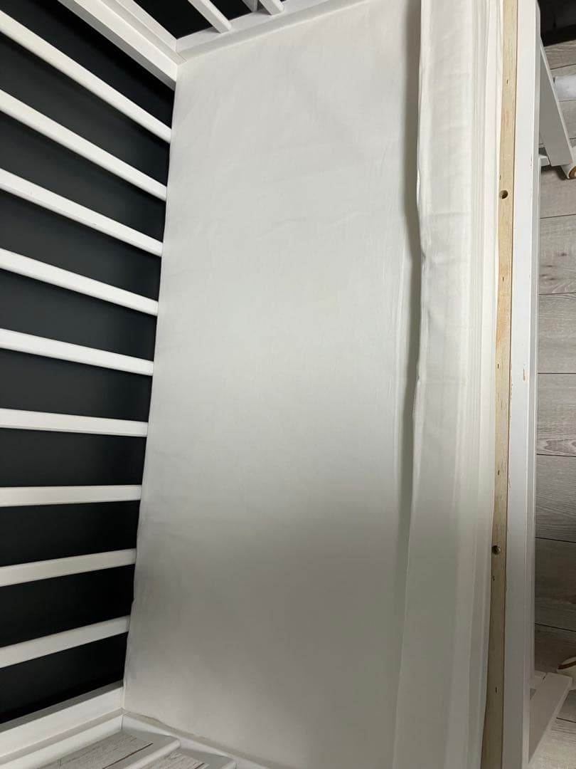 【美品】　そいねーる+ロング　ホワイト　ベビー　ベッド