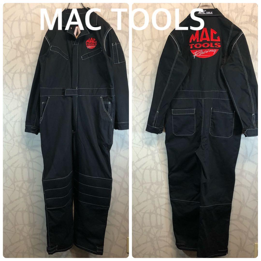 マックツール　MAC TOOLS ブラックオーバーオール　つなぎ　R