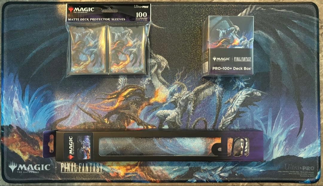 【希少】ウルトラプロ　FF　プレイマット、デッキケース、スリーブ3点セット