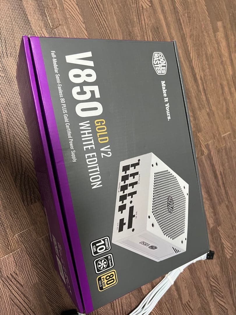 電源ユニット Cooler Master V850 GOLD V2 WHITE EDITION