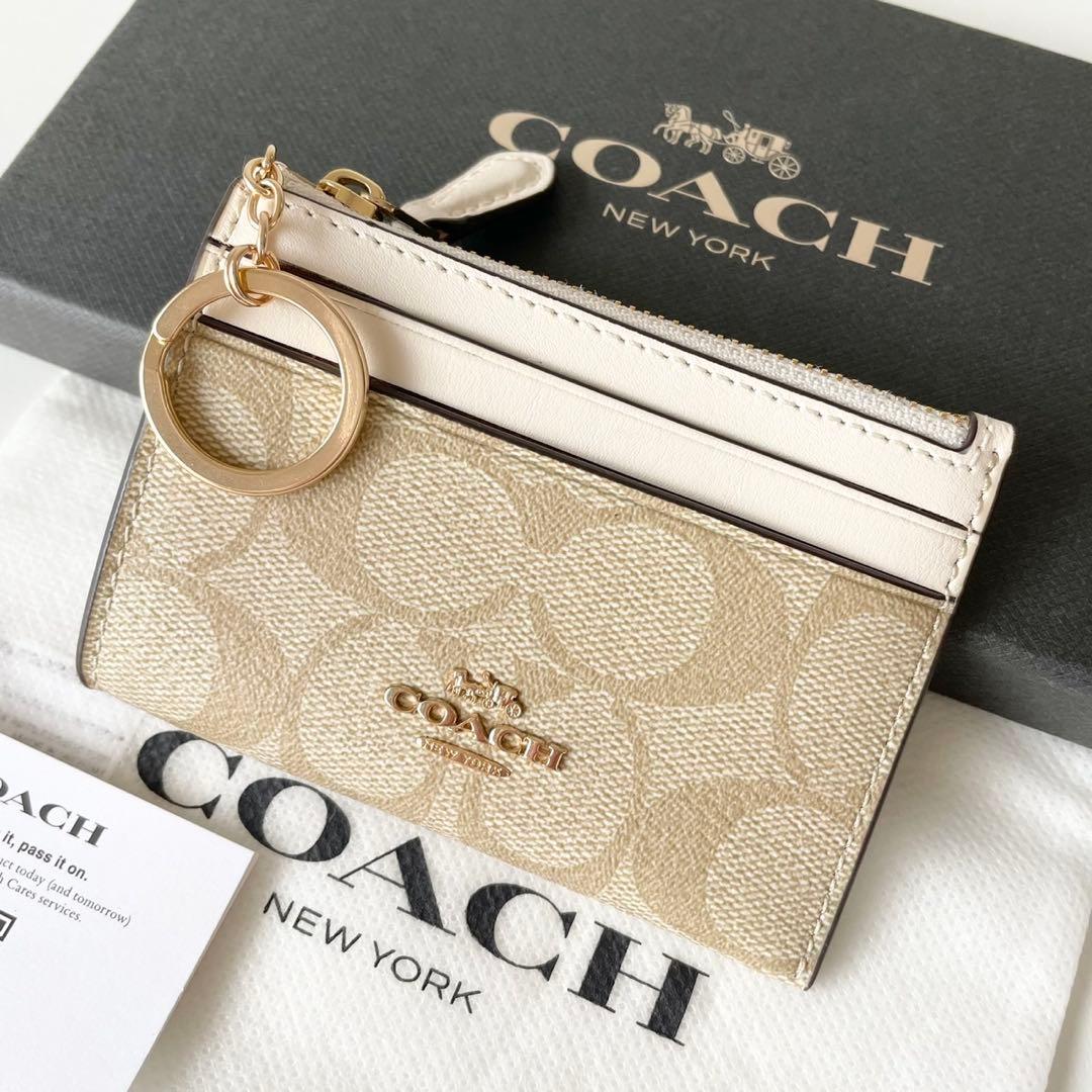 【新品】COACH がさばる財布を持ち歩きたくない時に❤︎ カード・ケース