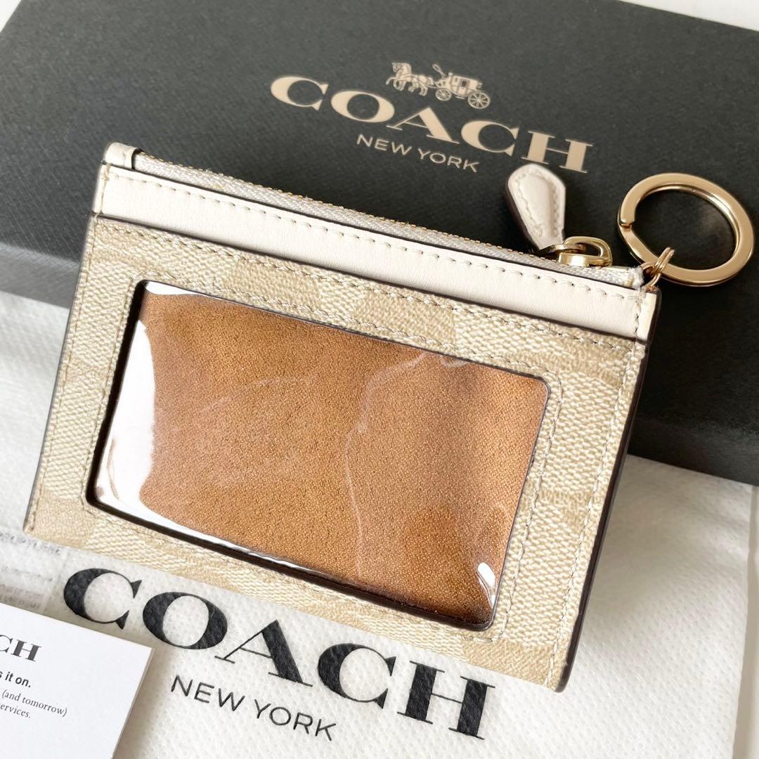 【新品】COACH がさばる財布を持ち歩きたくない時に❤︎ カード・ケース