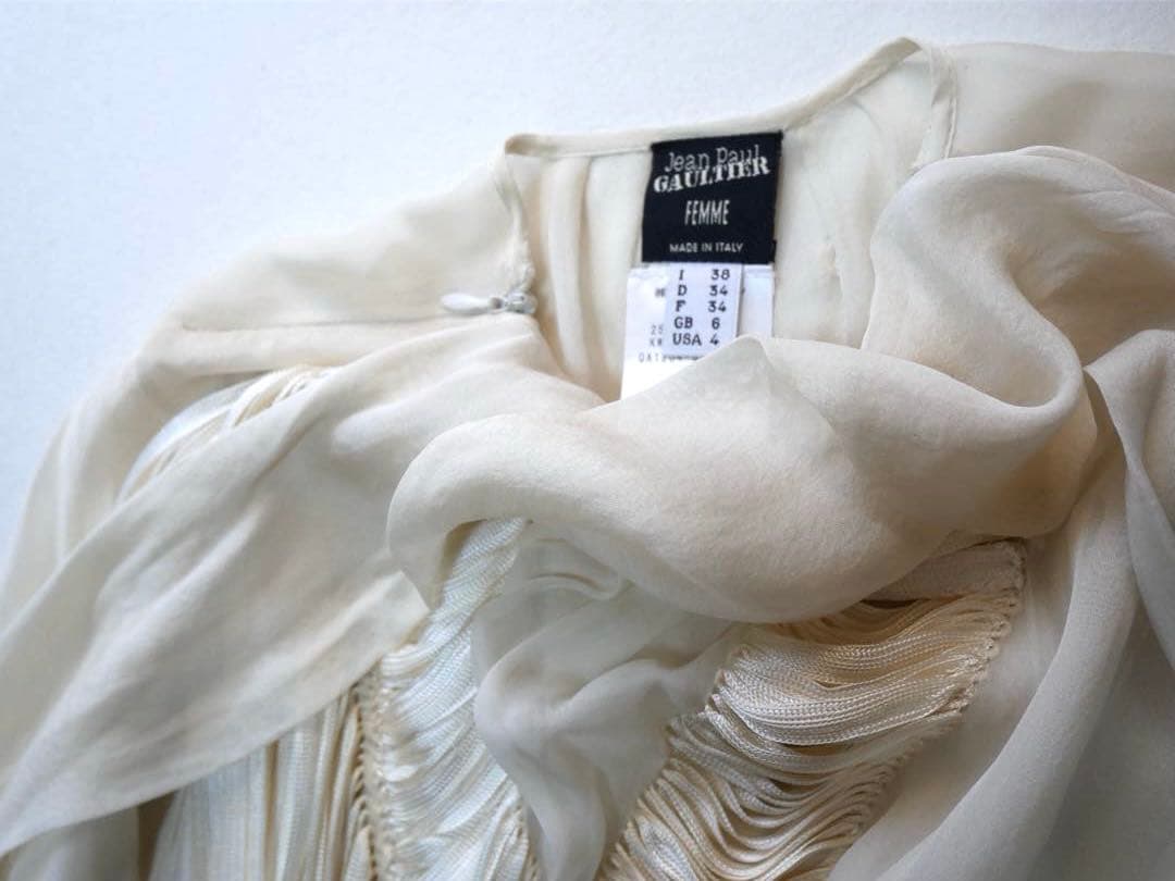 Jean Paul GAULTIER ジャンポールゴルチェ シルクブラウス 38