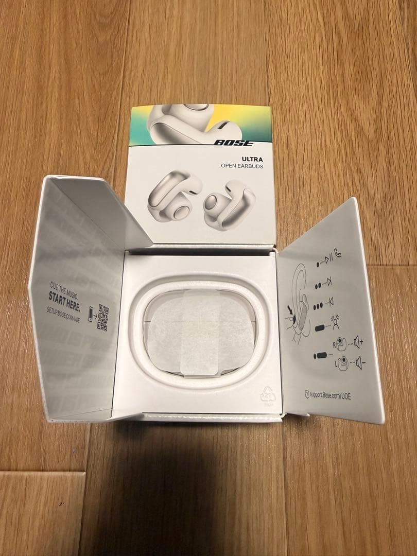 Bose Ultra Open Earbuds ホワイト 充電ケース付き
