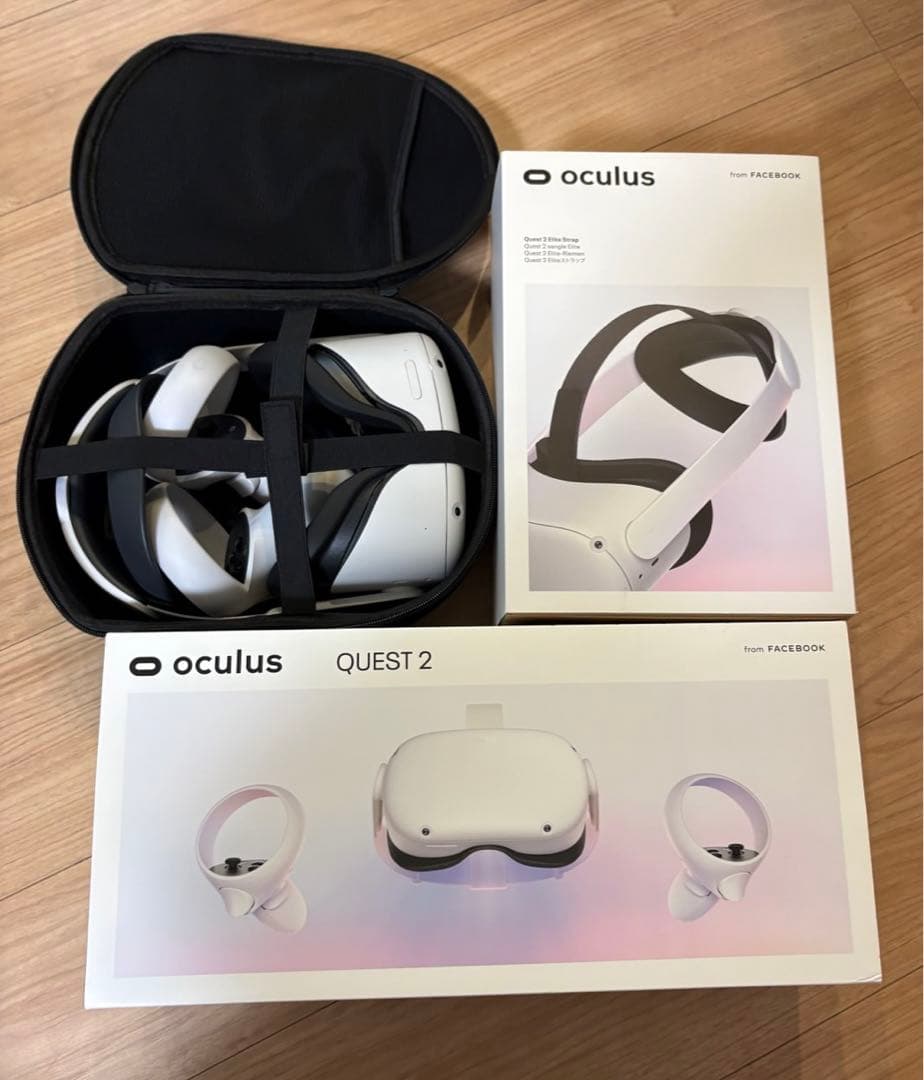  QUEST 2 128GB ケース&正規バンド