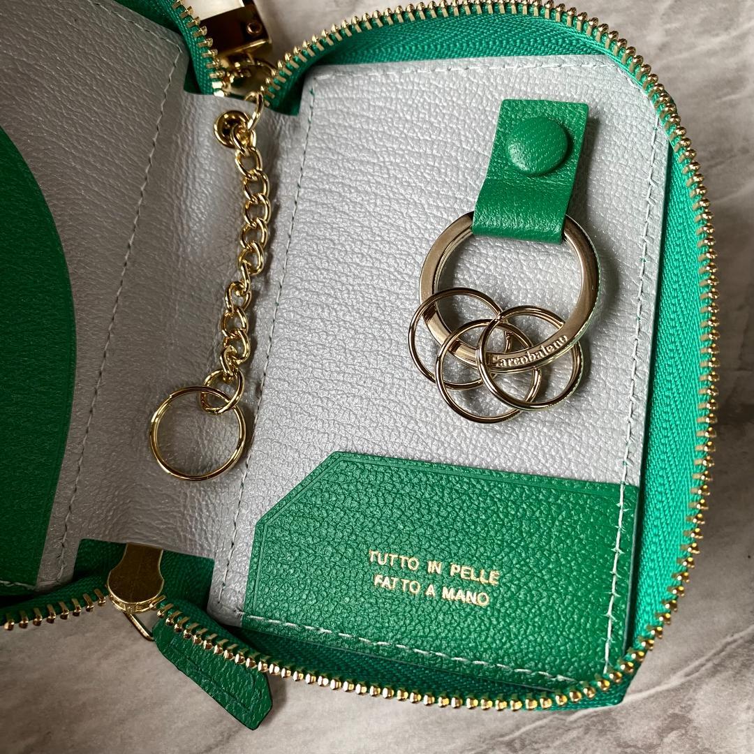 2298【新品 2.2万】ラルコバレーノ★キーケース★レザー★メンズ★レディース