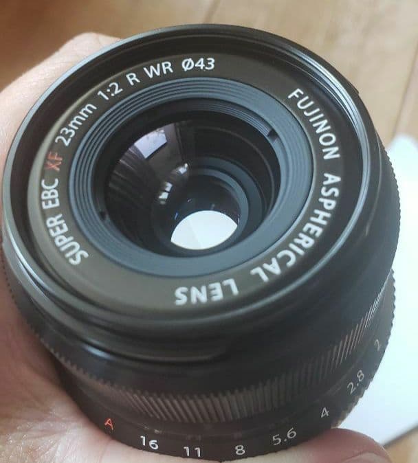 FUJINON XF23mmF2 R WR レンズ(フード、プロテクター含)