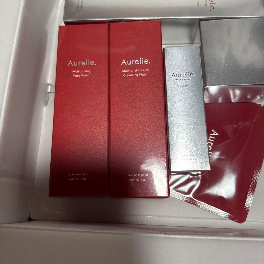 オレリー　プレミアムエイジング集中ケアコース 5点セット