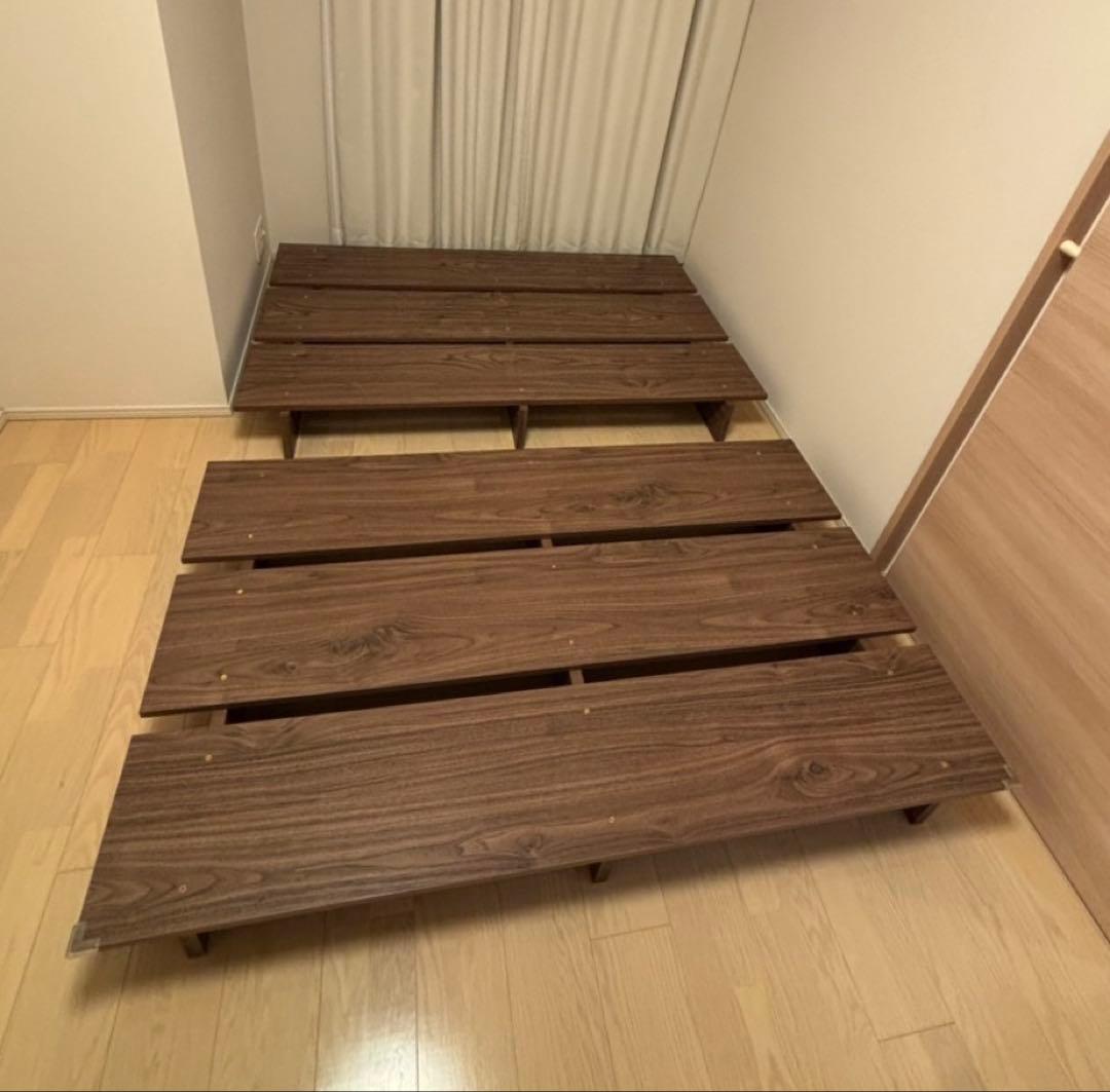 たんしおにしなさーーあああああぁい！　LOWYA ダブル　ベッドフレーム