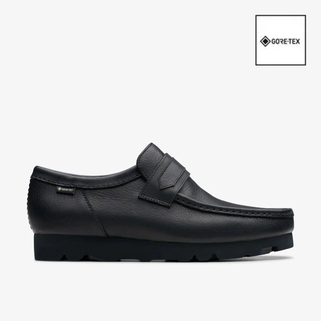 Clarks WallaLoaferGTX ブラックレザー／ゴアテックス