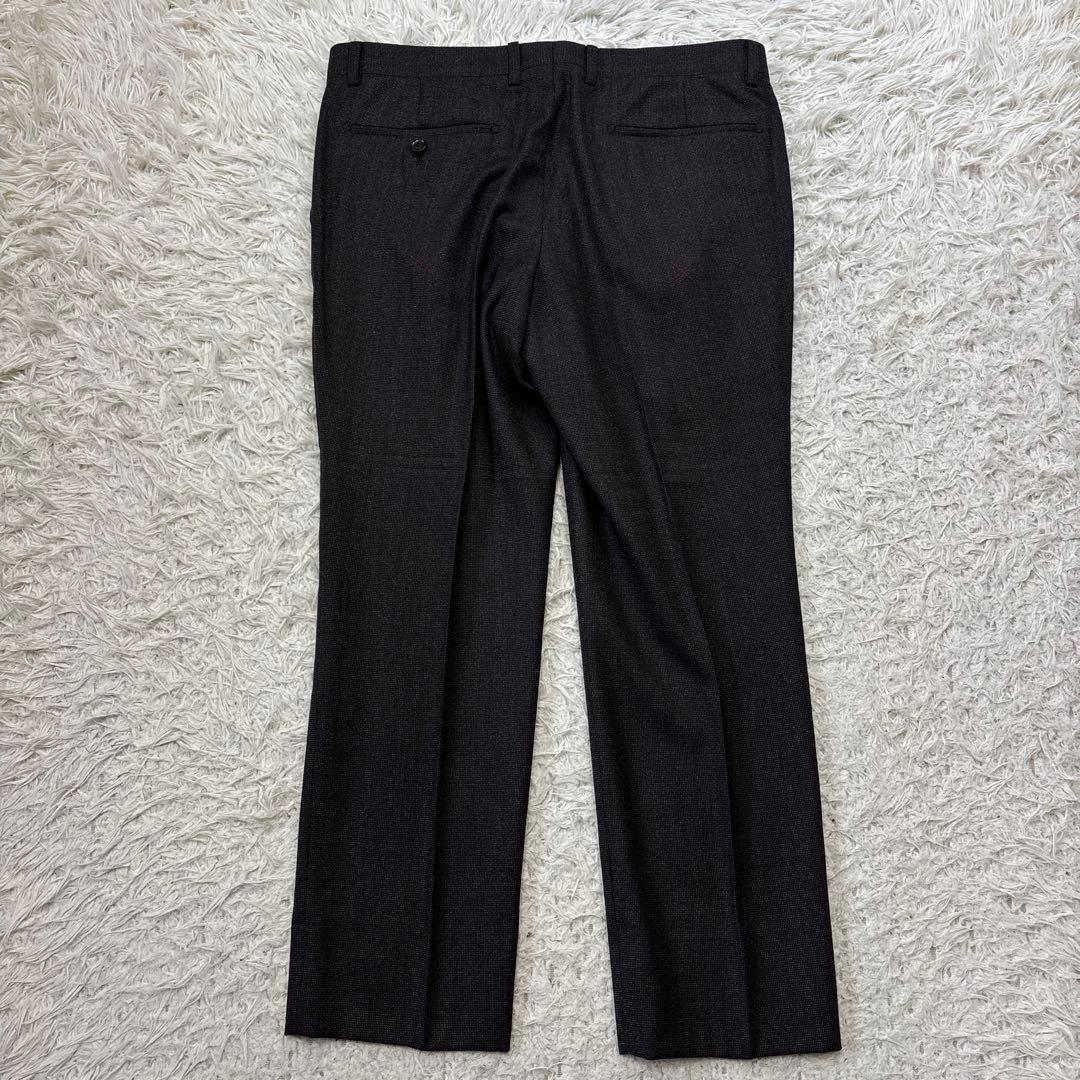 未使用級☆【アレキサンダージュリアン】フィンテス生地　3ピース　濃茶　AB4 M