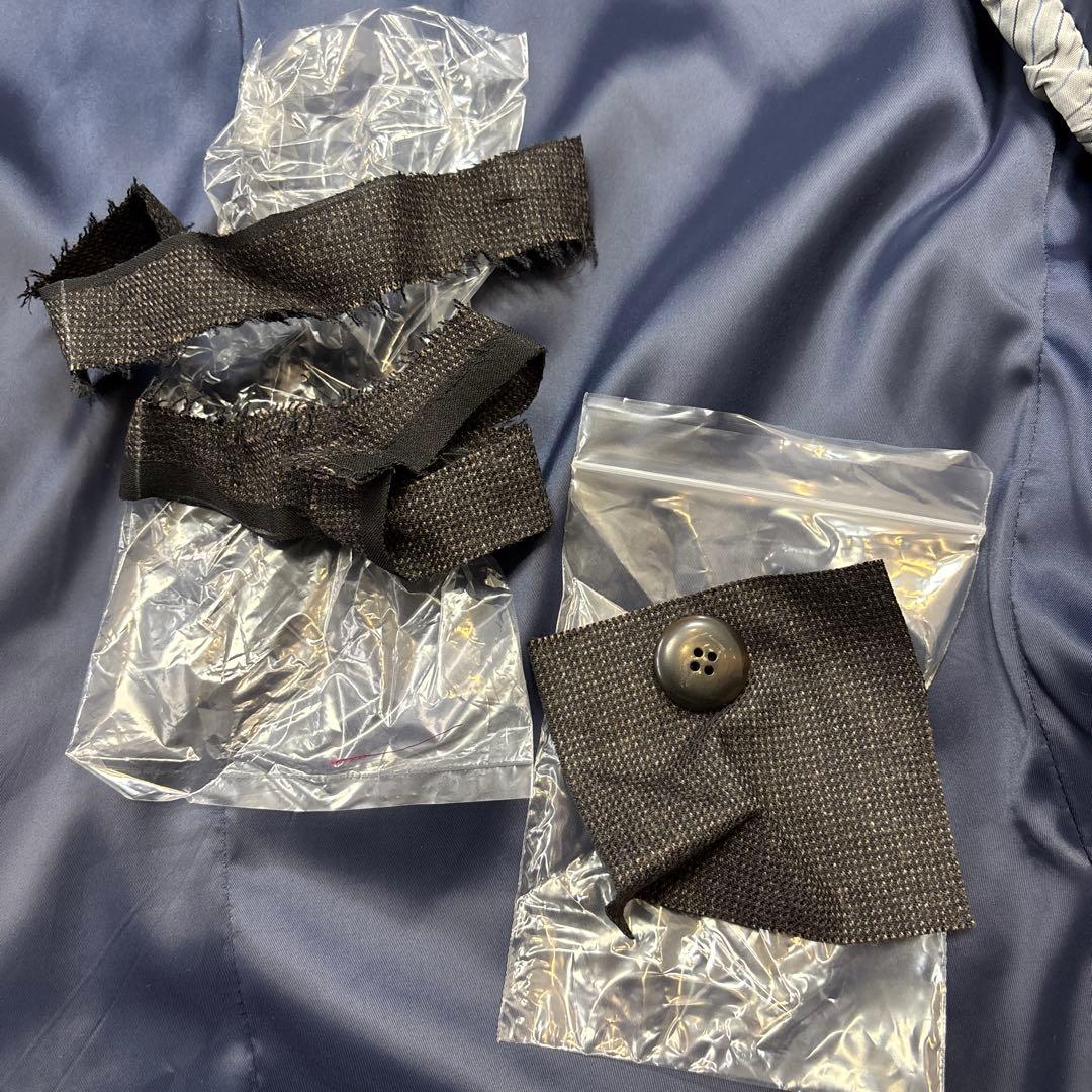 未使用級☆【アレキサンダージュリアン】フィンテス生地　3ピース　濃茶　AB4 M