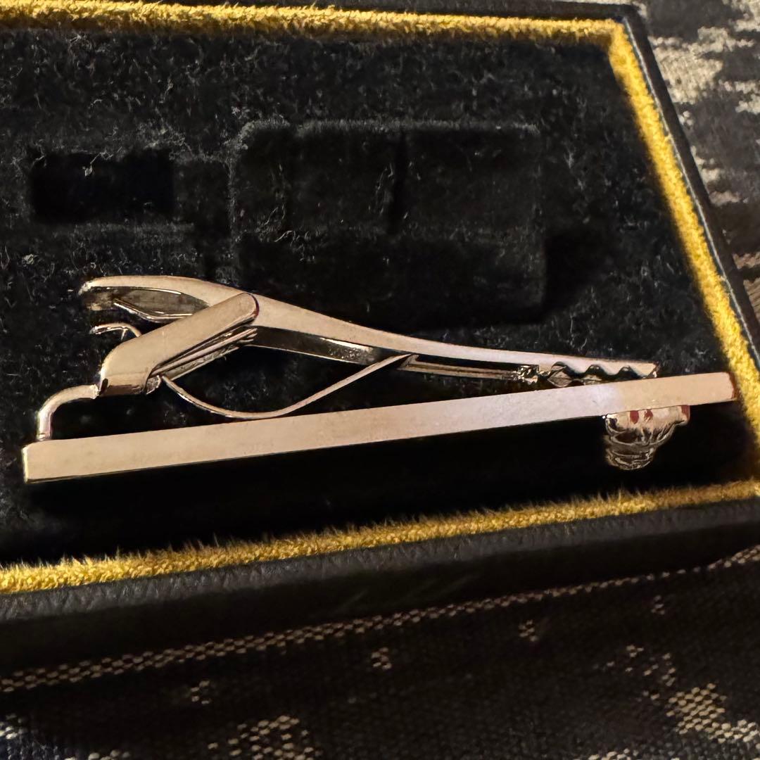 dunhill ブルドッグ シルバー ネクタイピン タイバー ダンヒル