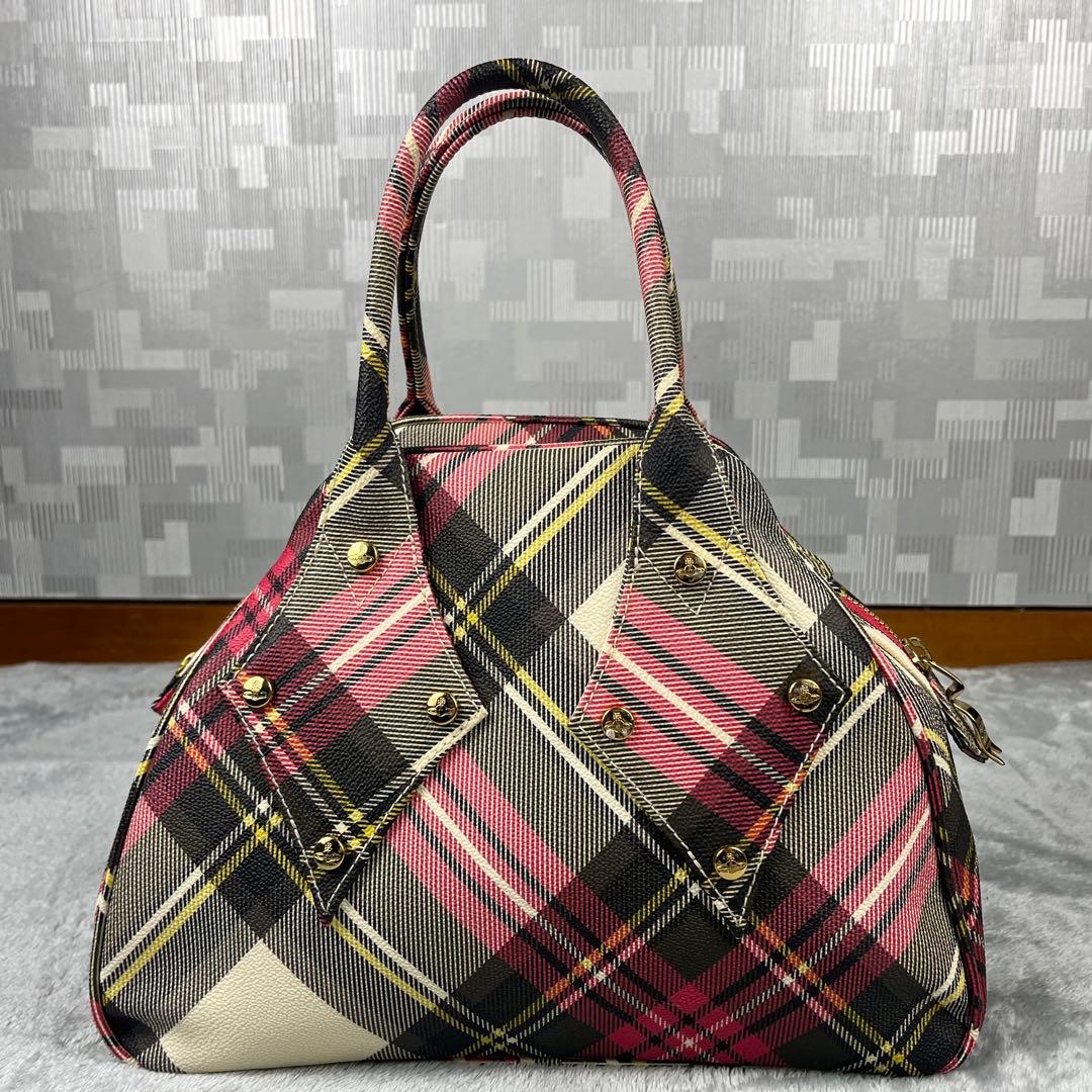 Vivienne Westwood ヤスミン ハンドバッグ タータンチェック