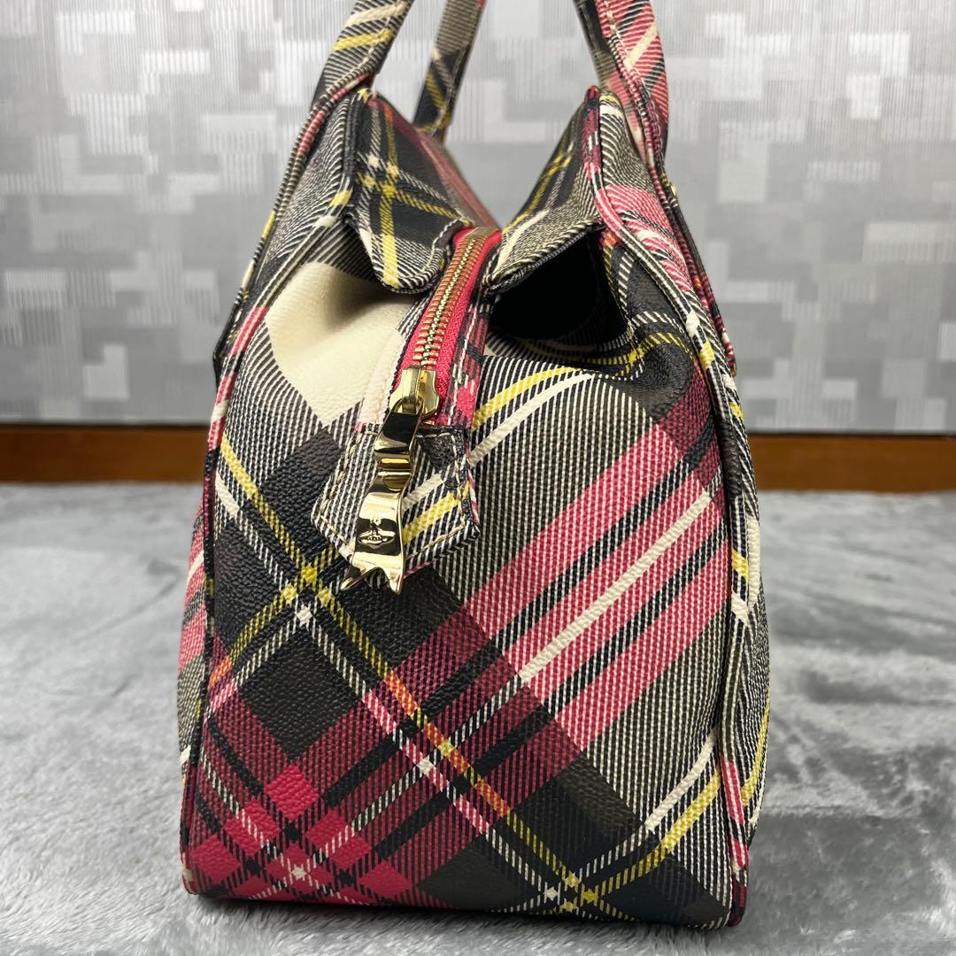Vivienne Westwood ヤスミン ハンドバッグ タータンチェック