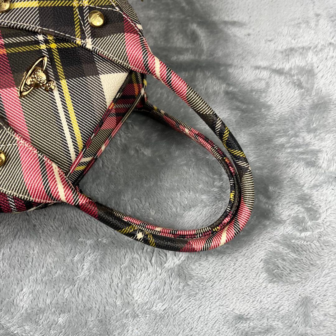 Vivienne Westwood ヤスミン ハンドバッグ タータンチェック