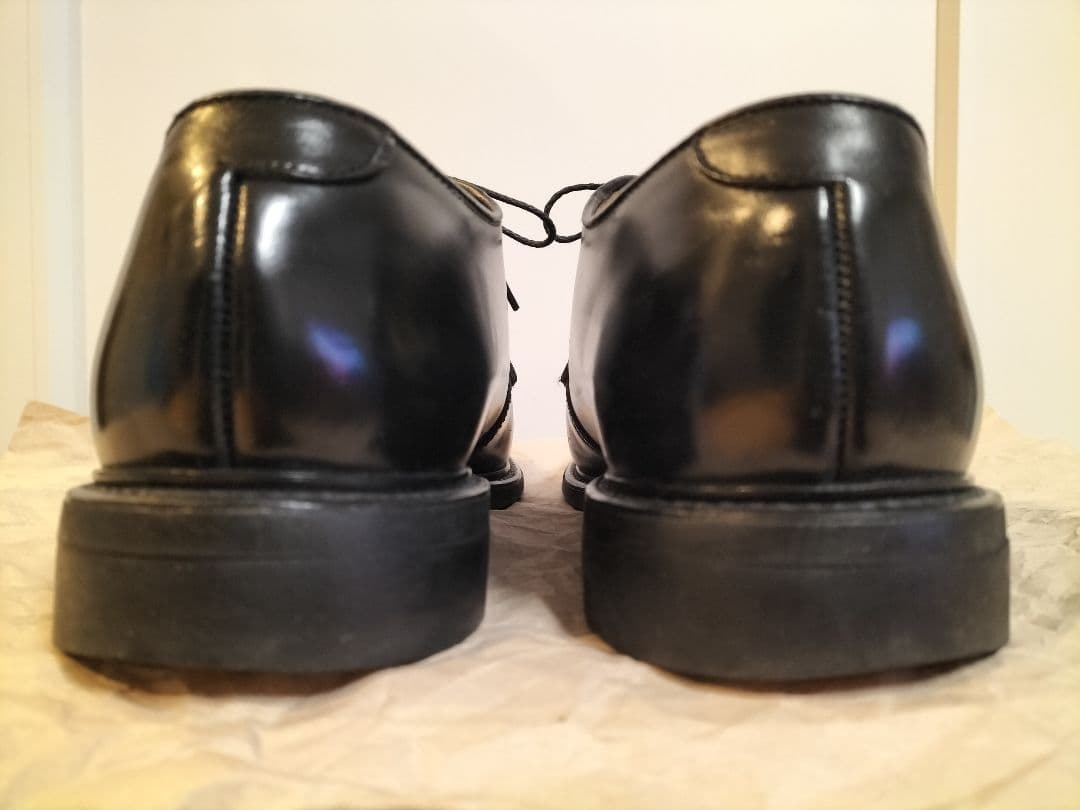 BATES（ベイツ）黒本革シューズ USA製　9程度？（26.5〜27cm）