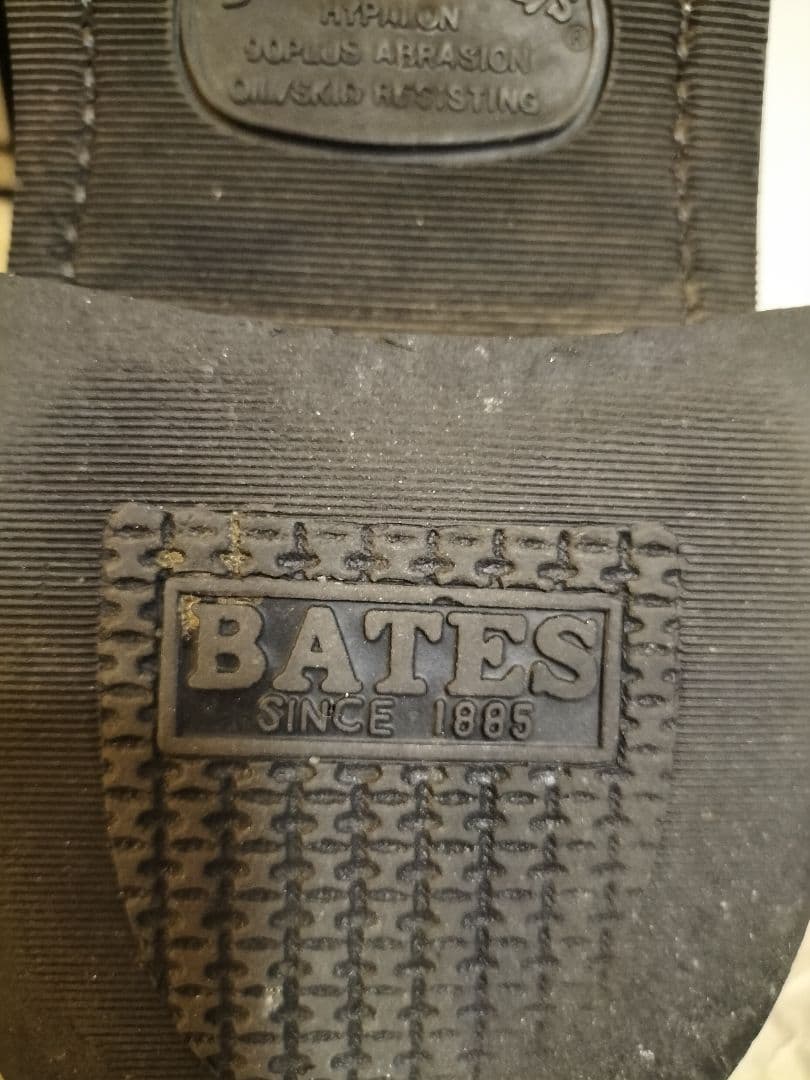BATES（ベイツ）黒本革シューズ USA製　9程度？（26.5〜27cm）