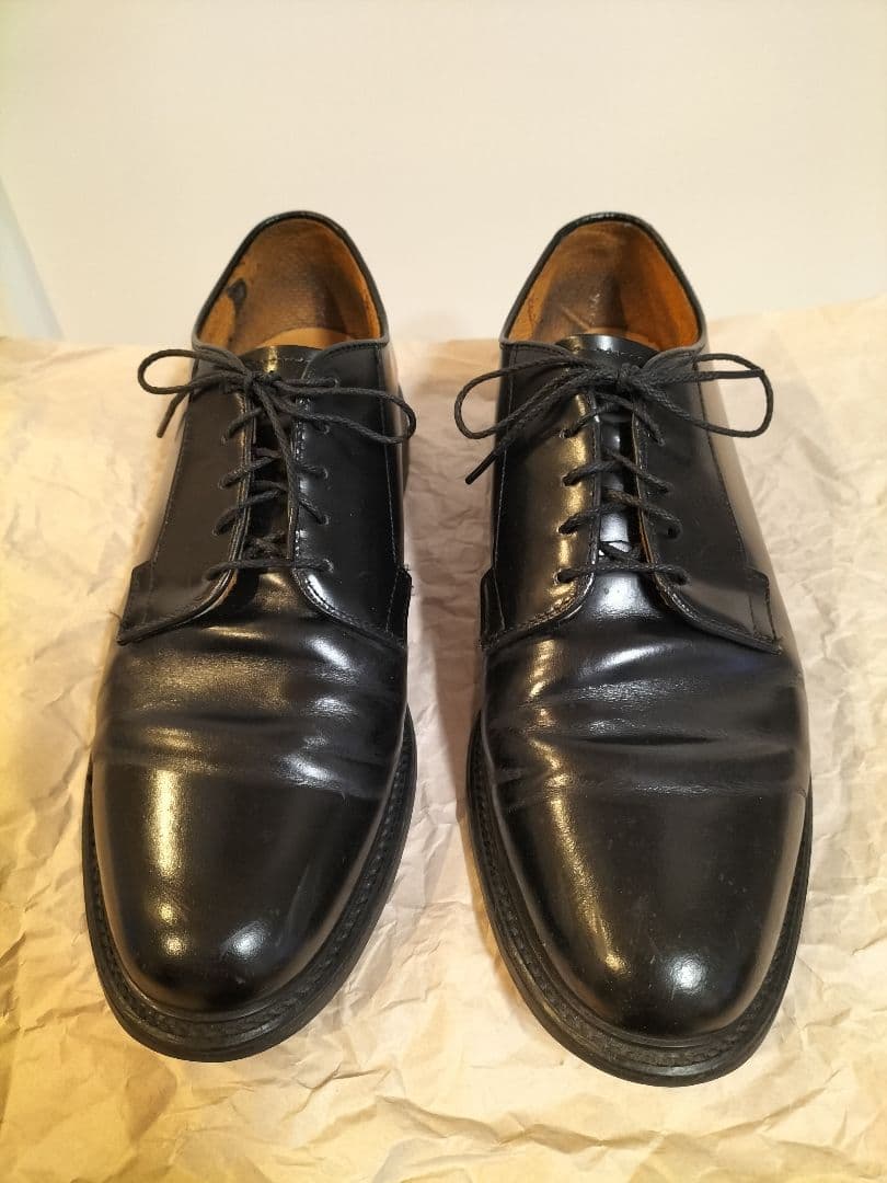 BATES（ベイツ）黒本革シューズ USA製　9程度？（26.5〜27cm）