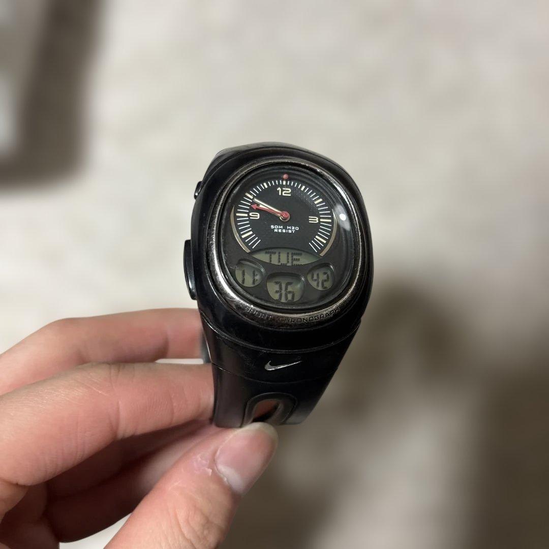 [NIKE]00s アナログ デジタル 腕時計 テック系 y2k サイバーテック