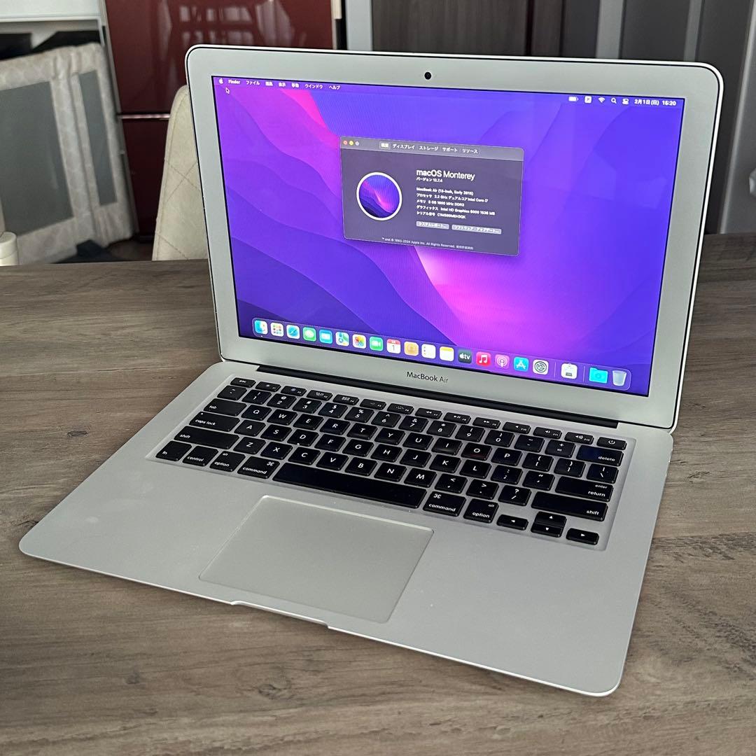 動作OK MacBook Air 13 2015 i7 8GB 256GB US