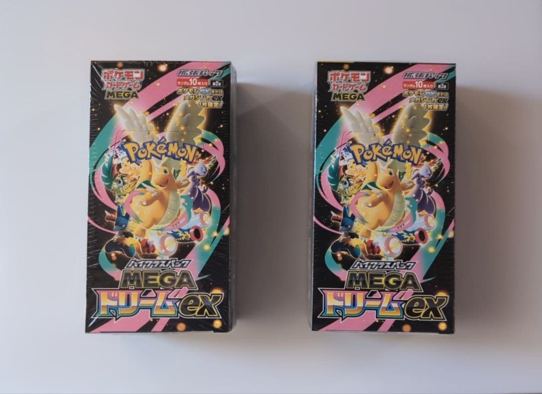 ポケモンカードゲーム　MEGAドリームex 2box　シュリンク付き