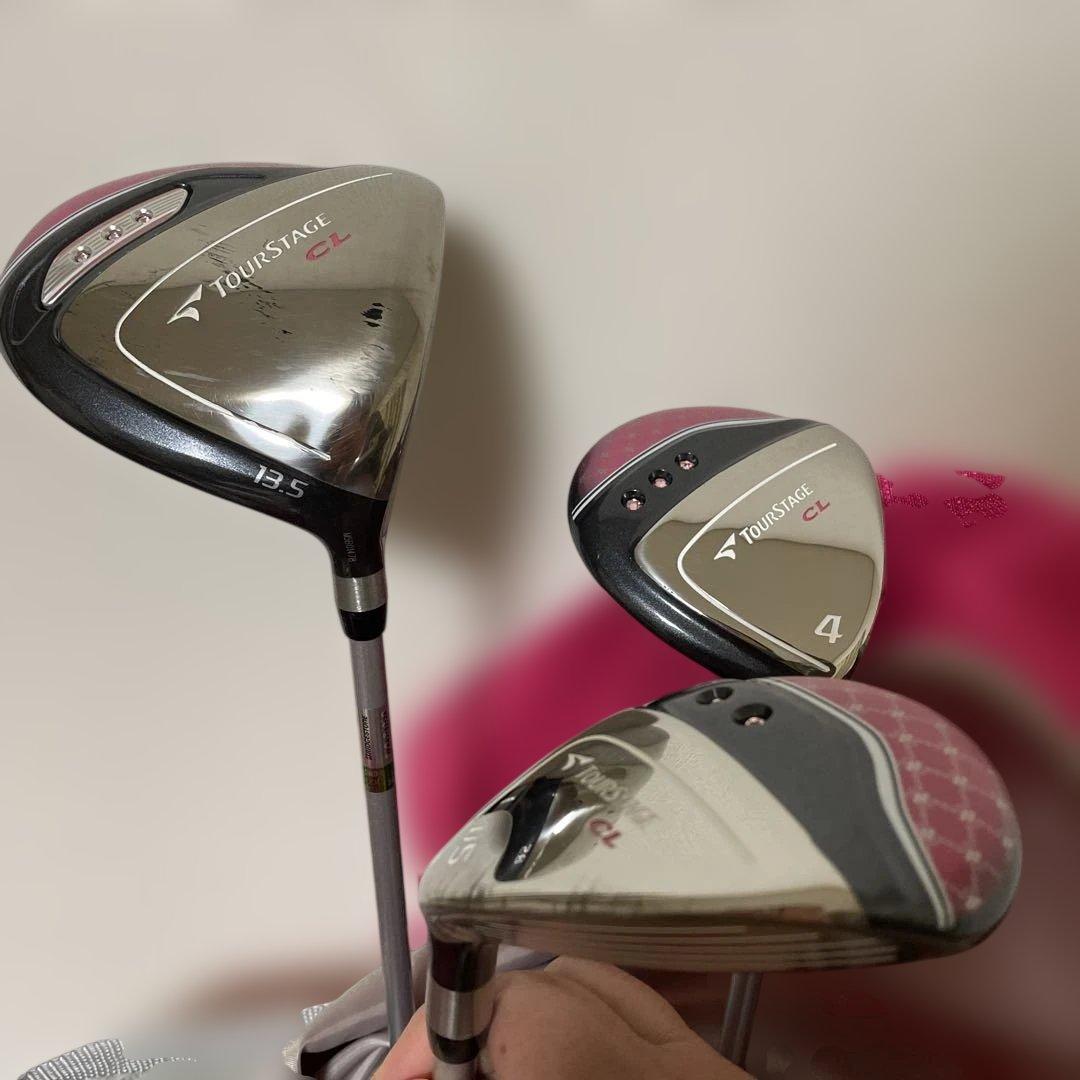 おすすめ最終価格美品✨TOURSTAGE ゴルフクラブセット 初心者やジュニア向