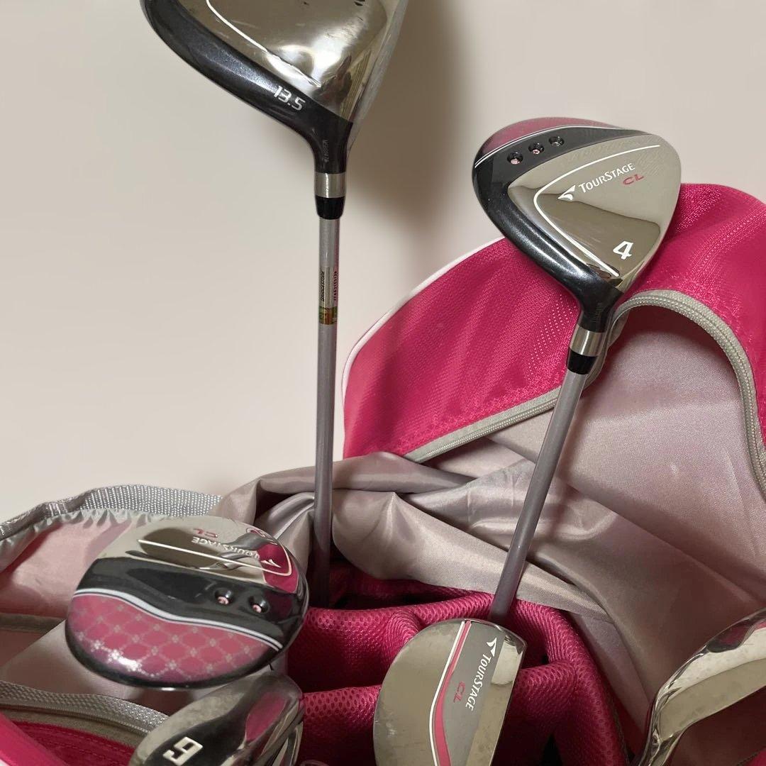 おすすめ最終価格美品✨TOURSTAGE ゴルフクラブセット 初心者やジュニア向