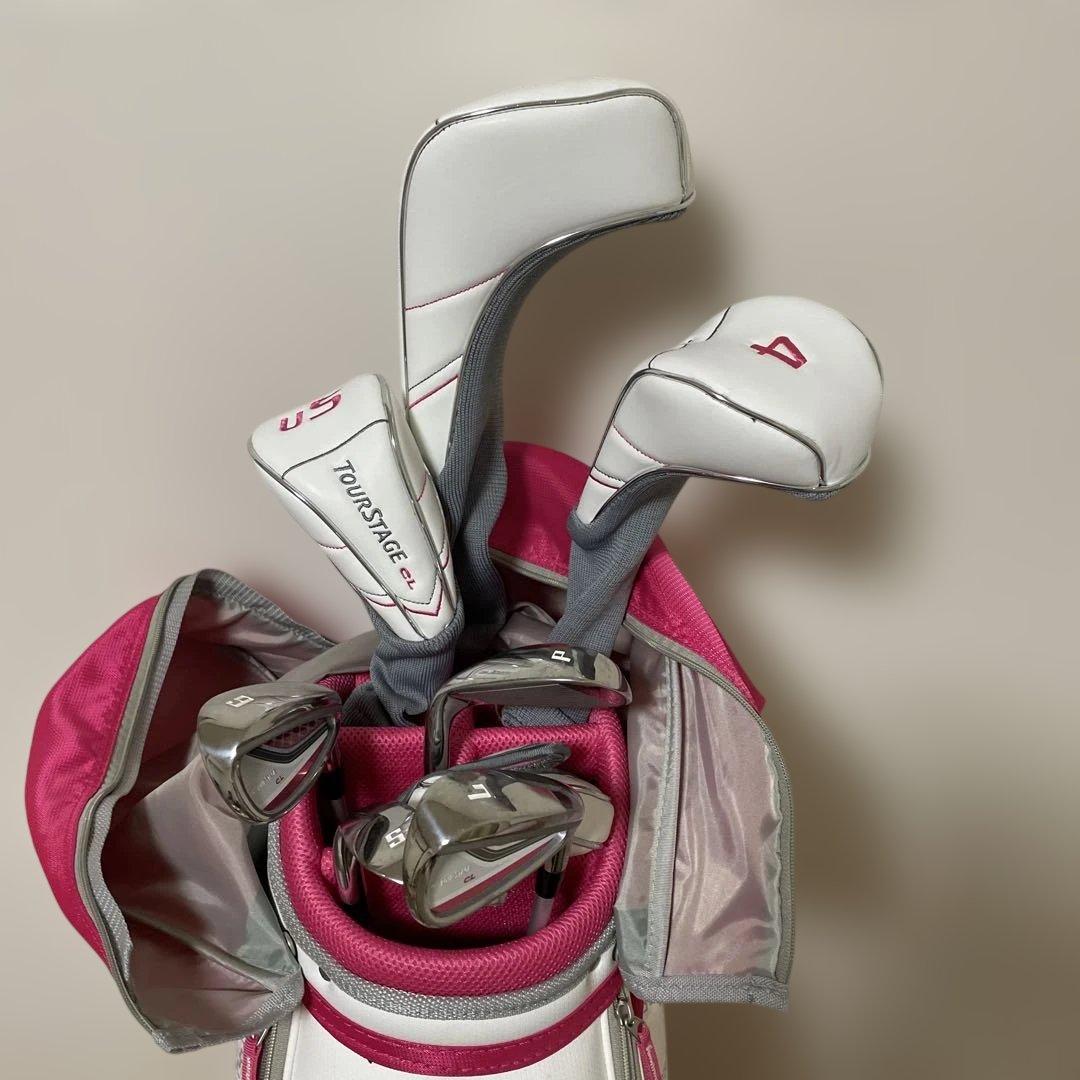 おすすめ最終価格美品✨TOURSTAGE ゴルフクラブセット 初心者やジュニア向