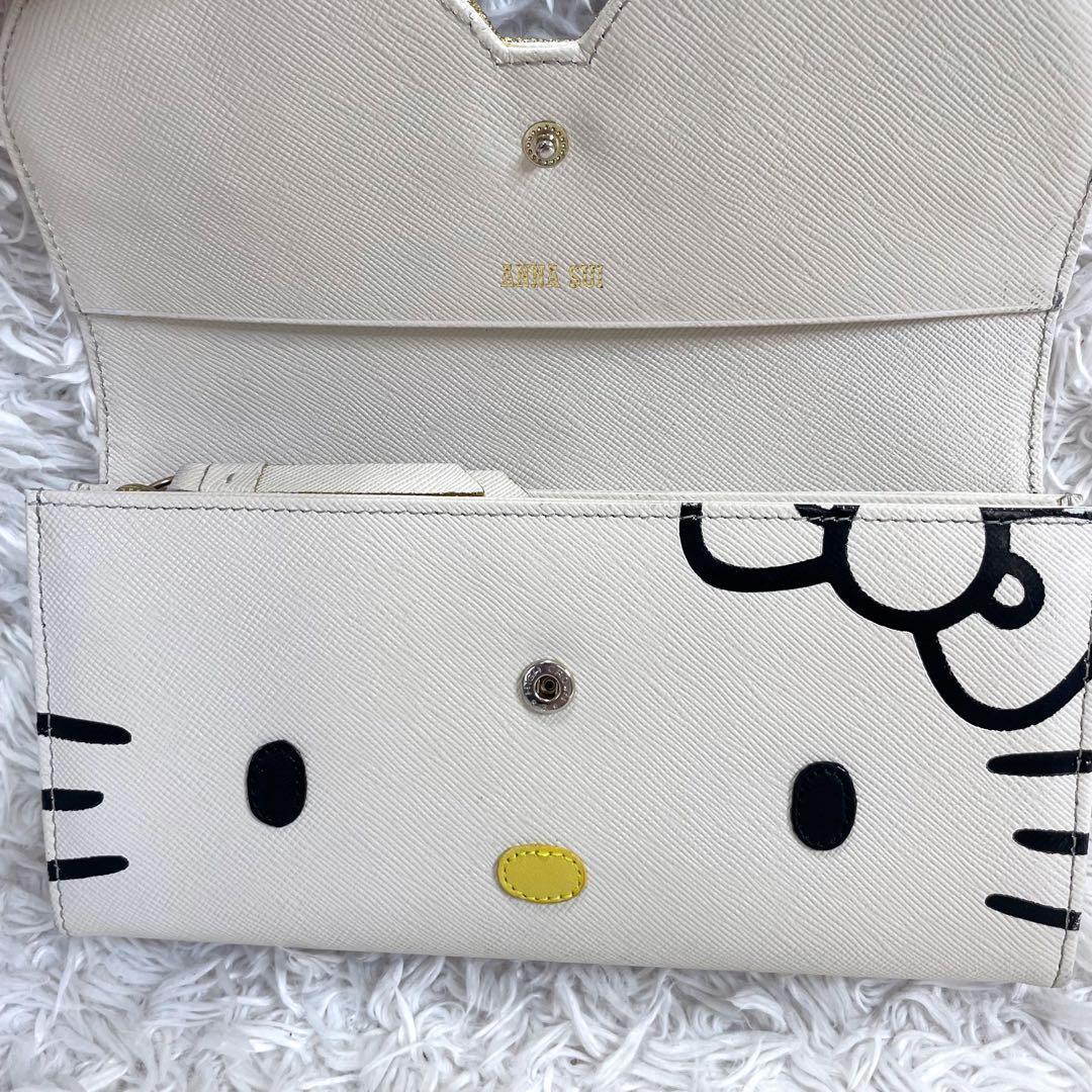 レア✨️ANNA SUI アナスイ サングラス キティー コラボ 長財布 本革