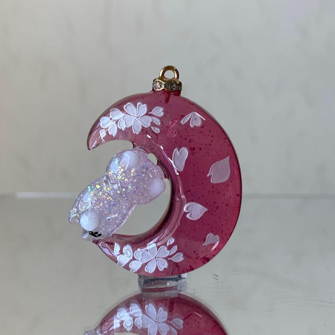 〜ニッキー様〜天然石　レジンネックレス　【トルネード】