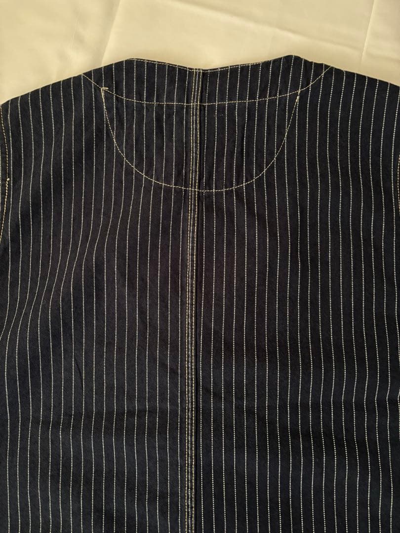 Schott ショット オールドヒッコリー デニムベスト XL ピンストライプ