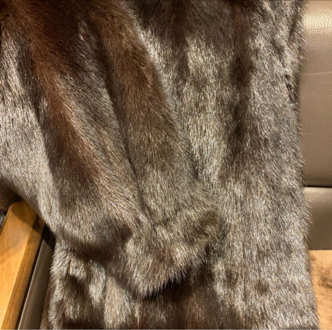 感謝　プライス❣️ダークミンク ロングMINK コート