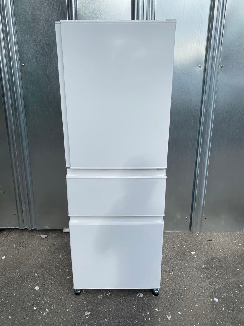 【美品】三菱 冷蔵庫 3ドア MR-C33K-W 330L 25年製