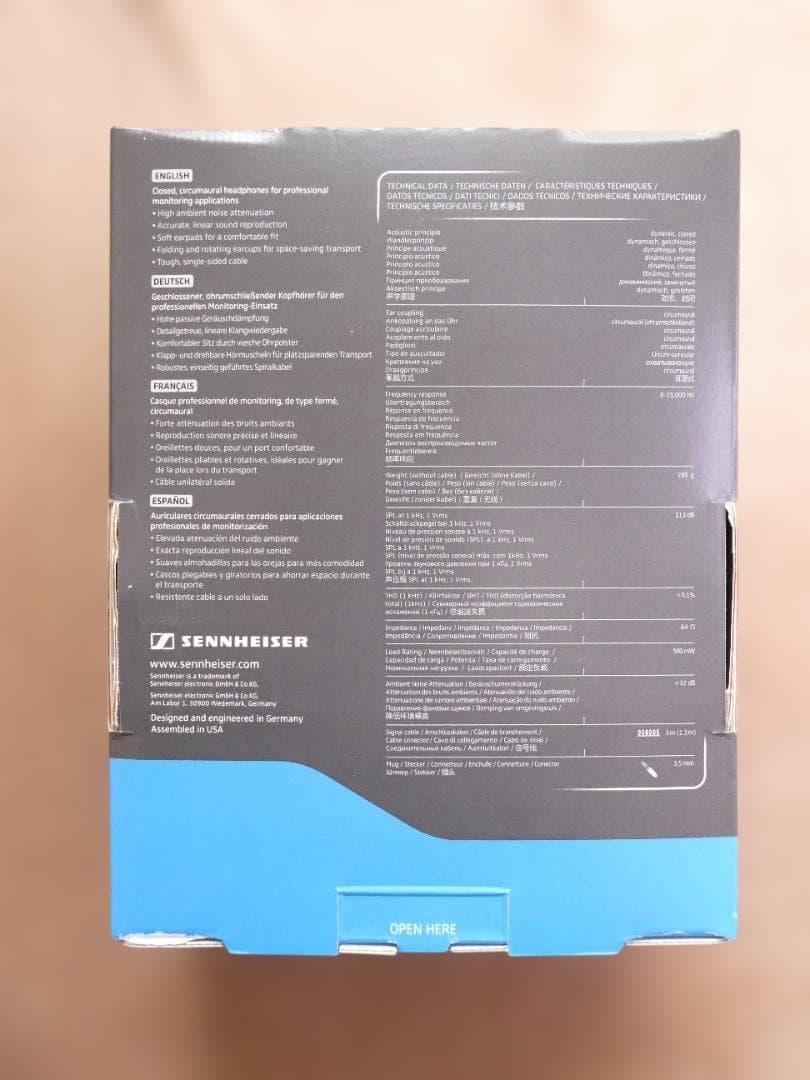 ゼンハイザー HD 280 PRO モニタリング ヘッドフォン