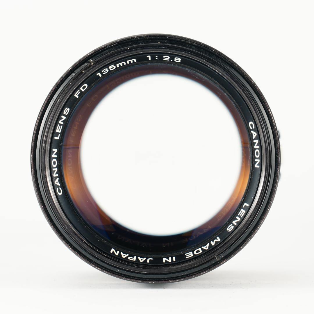 【整備＆テスト済】Canon New FD 135mm f2.8 054