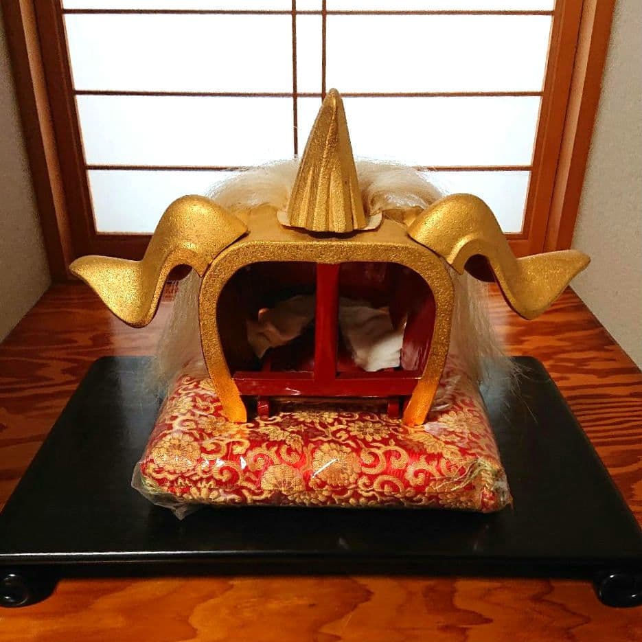 獅子頭 金箔 富山県井波彫刻